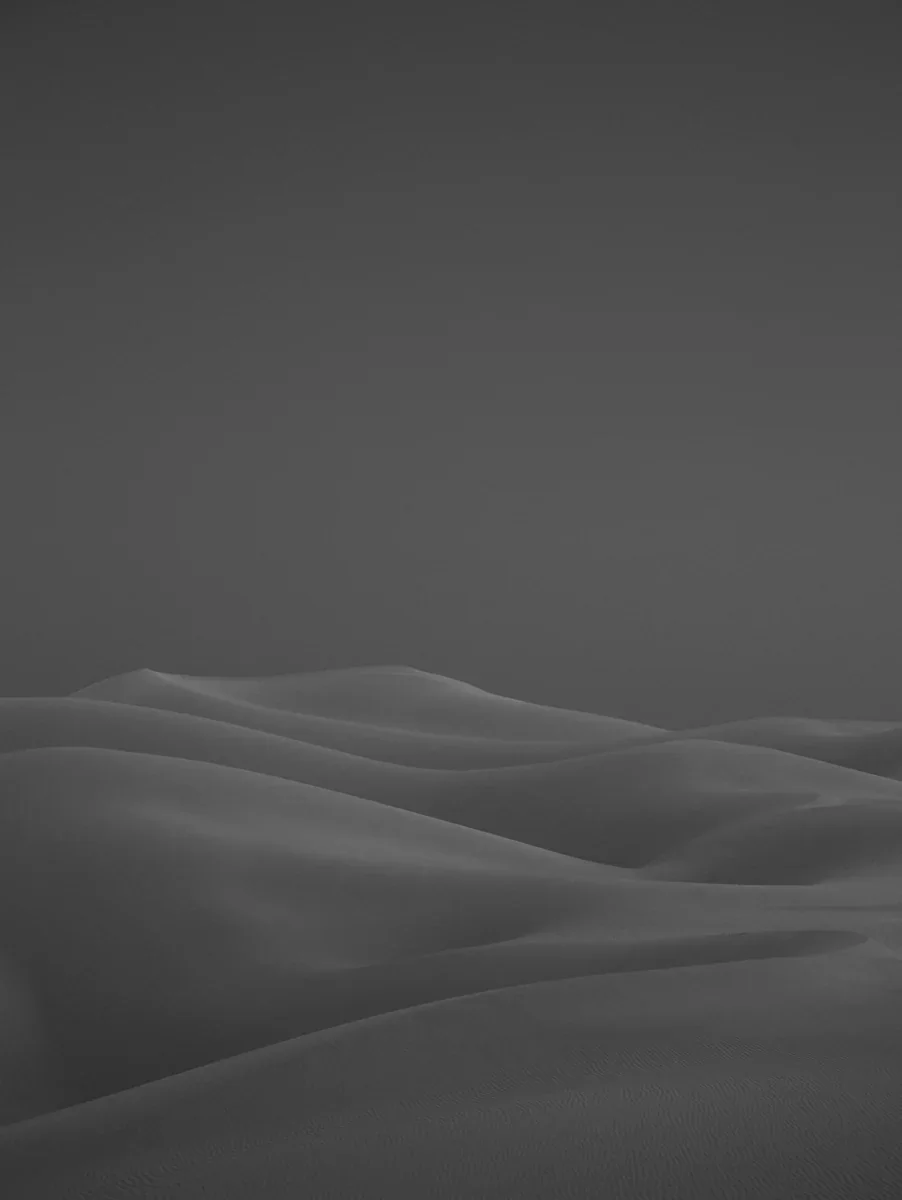 Imperial Dunes I — dark sculptural sand dunes by Alex Hoerner